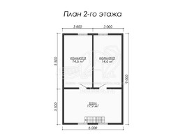 3d проект ДБ041 - планировка 2 этажа</div>