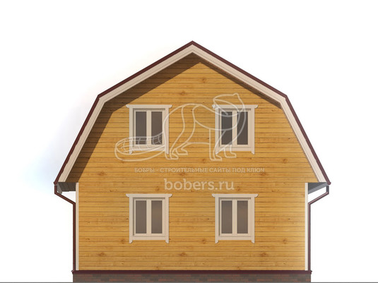 3d проект ДБ042 - фасад 3