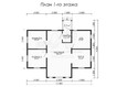 3d проект ДБ052 - планировка 1 этажа</div> (превью)
