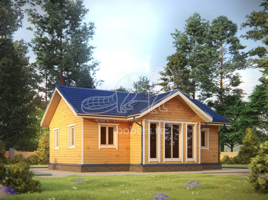3d проект ДБ052 - вид спереди
