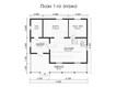 3d проект ДБ053 - планировка 1 этажа (превью)