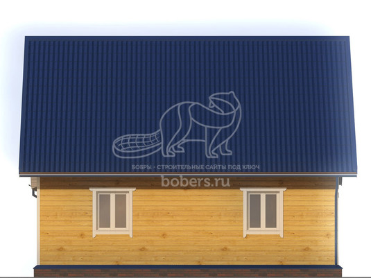 3d проект ДБ054 - фасад 2