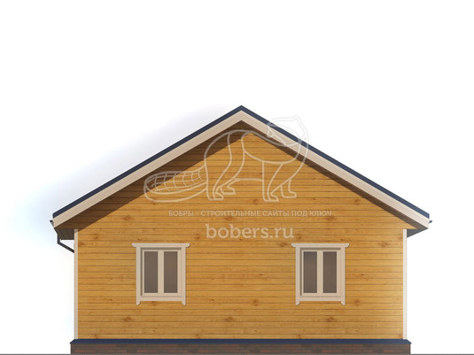 3d проект ДБ055 - фасад 3