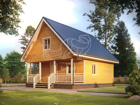 3d проект ДБ060 - вид сзади