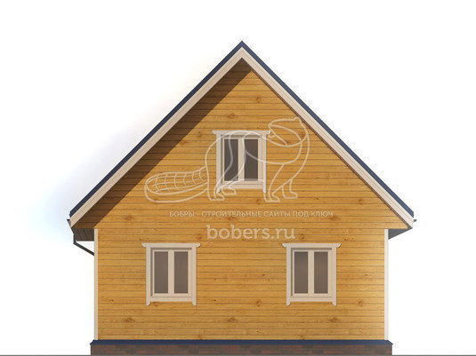 3d проект ДБ060 - фасад 3