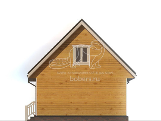 3d проект ДБ067 - фасад 3