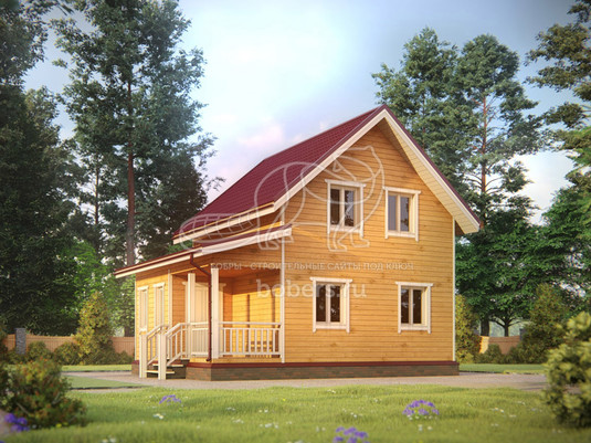 3d проект ДБ075 - вид спереди