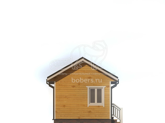 3d проект ДБ083 - фасад 2