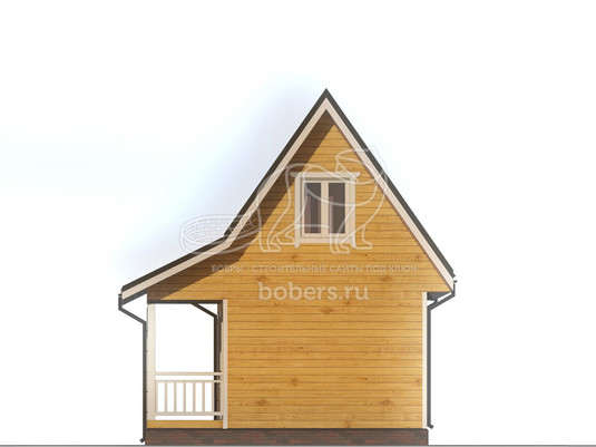 3d проект ДБ084 - фасад 3