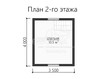 3d проект ДБ085 - планировка 2 этажа (превью)