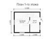 3d проект ДБ086 - планировка 1 этажа (превью)