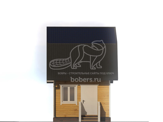 3d проект ДБ086 - фасад 1
