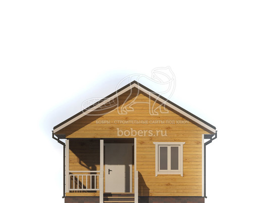 3d проект ДБ088 - фасад 1