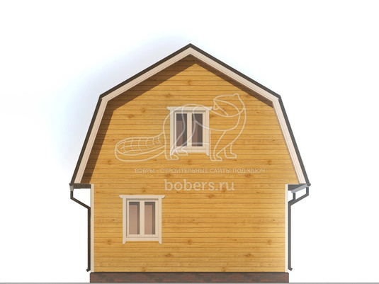 3d проект ДБ090 - фасад 3