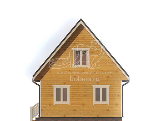 3d проект ДБ091 - фасад 2