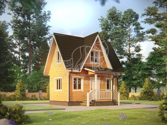 3d проект ДБ092 - первый вид