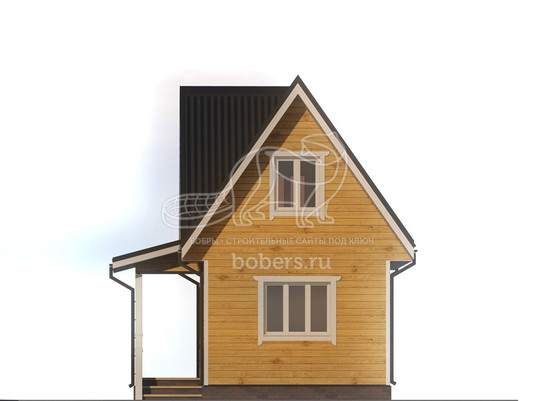 3d проект ДБ092 - фасад 2