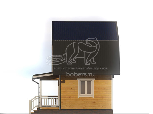 3d проект ДБ093 - фасад 2