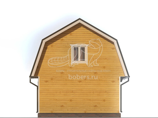 3d проект ДБ093 - фасад 3