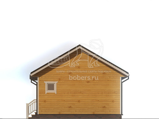 3d проект ДБ098 - фасад 2