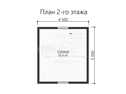 3d проект ДБ102 - планировка 2 этажа</div>