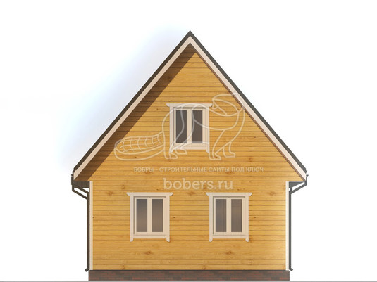 3d проект ДБ106 - фасад 3