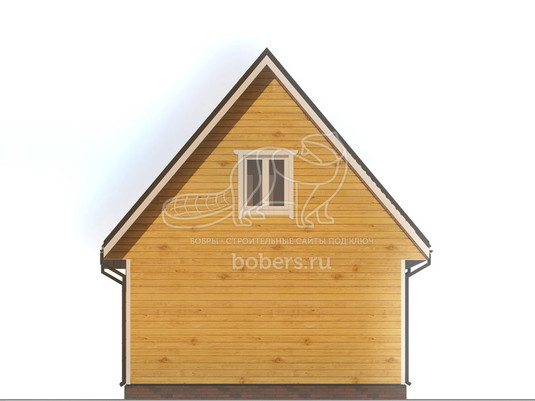 3d проект ДБ108 - фасад 3
