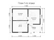 3d проект ДБ110 - планировка 1 этажа (превью)