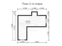 3d проект ДБ110 - планировка 2 этажа</div>