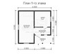 3d проект ДБ111 - планировка 1 этажа (превью)