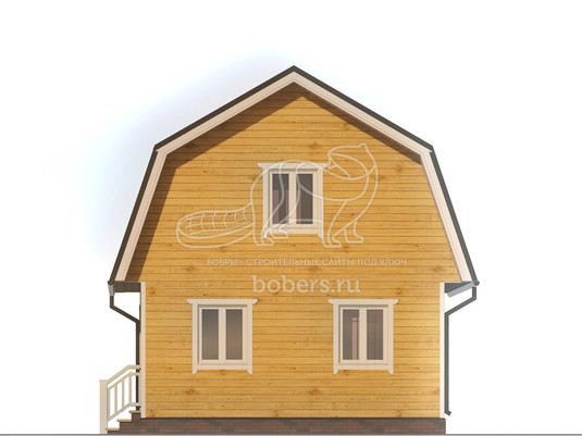 3d проект ДБ112 - фасад 2
