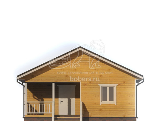 3d проект ДБ115 - фасад 1