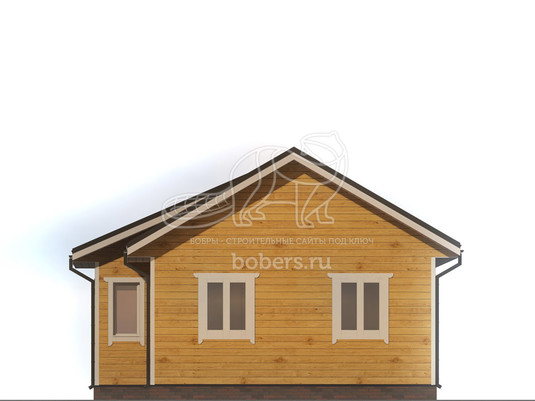 3d проект ДБ119 - фасад 2