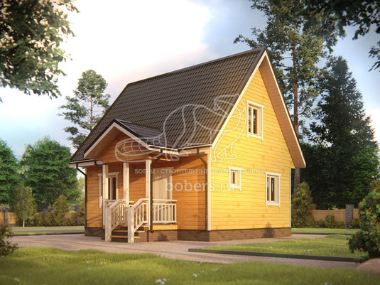 3d проект ДБ123 - второй вид