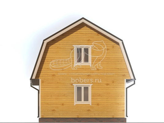 3d проект ДБ125 - фасад 3