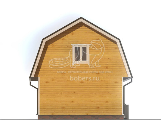 3d проект ДБ126 - фасад 3