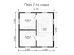 3d проект ДБ127 - планировка 2 этажа</div> (превью)