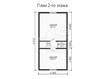 3d проект ДБ134 - планировка 2 этажа</div> (превью)