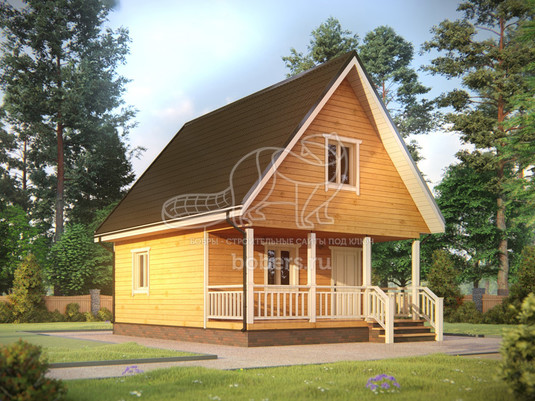 3d проект ДБ134 - второй вид