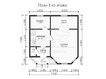 3d проект ДБ148 - планировка 1 этажа (превью)
