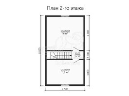 3d проект ДБ149 - планировка 2 этажа</div>