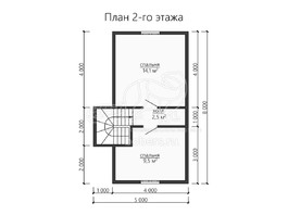 3d проект ДБ150 - планировка 2 этажа</div>