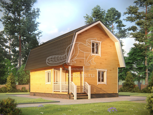 3d проект ДБ153 - первый вид