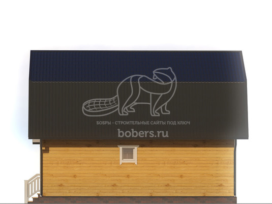 3d проект ДБ153 - фасад 2