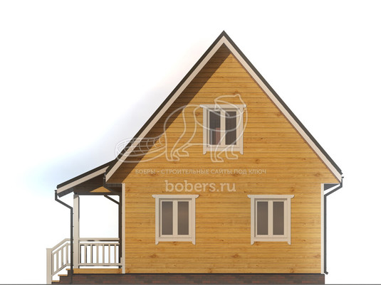 3d проект ДБ155 - фасад 3