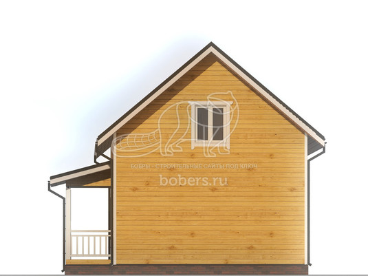 3d проект ДБ157 - фасад 2