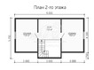 3d проект ДБ158 - планировка 2 этажа</div> (превью)