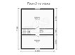 3d проект ДБ166 - планировка 2 этажа</div> (превью)