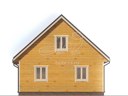 3d проект ДБ166 - фасад 3