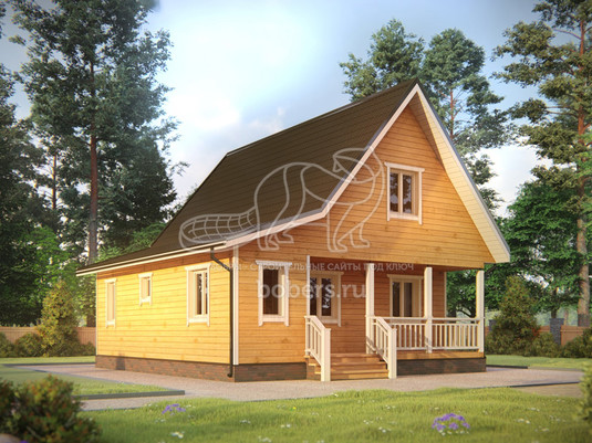 3d проект ДБ171 - второй вид